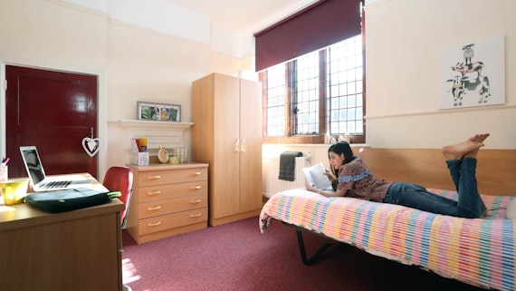All bedrooms have a desk, bed and storage for clothes and belongings