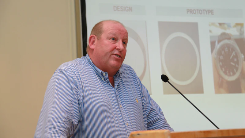 Mike Wilson delivering a keynote address at Ipsera 2018 