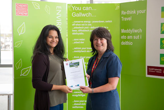 Green Impact bronze award presentation