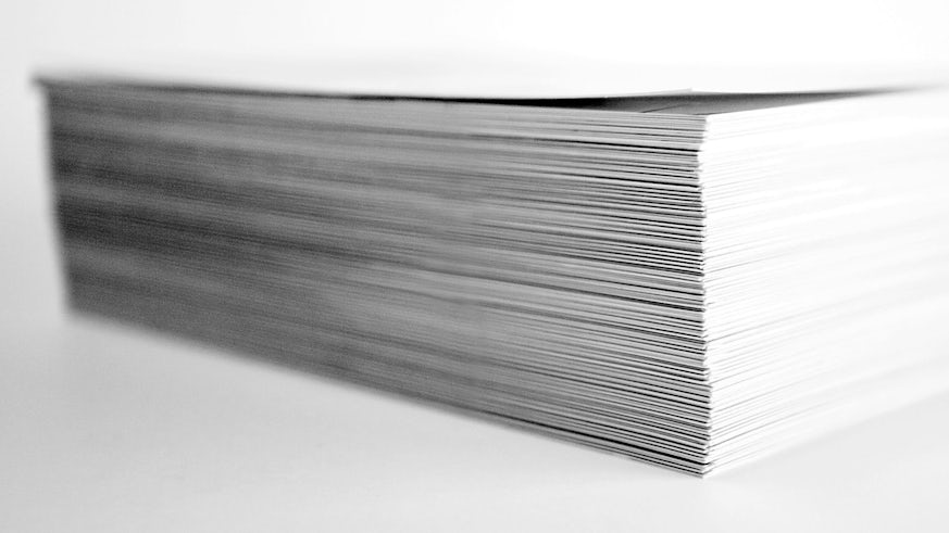 Stack of paper