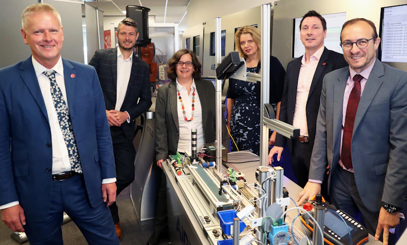People at the official opening of the Cyber Innovation Hub 