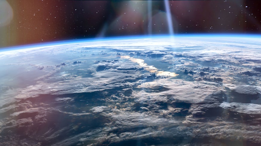 Stock image of Earth from space