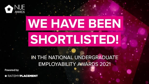 Shortlisted for NUE Awards graphic