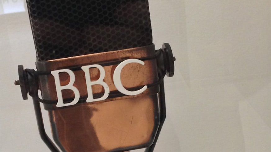 An old BBC microphone.