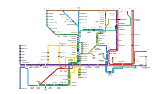 Illustration of potential Metro network