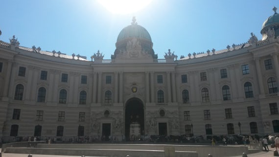 Exterior of the Hofburg Palace, Vienna