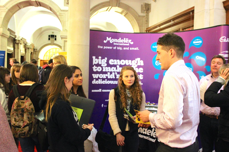Mondelez at Cardiff University Careers Science Fair