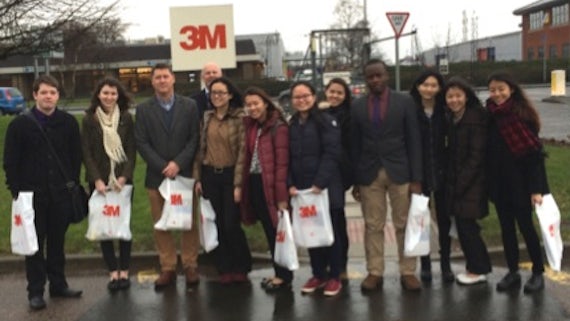James Birchall and students visit 3M