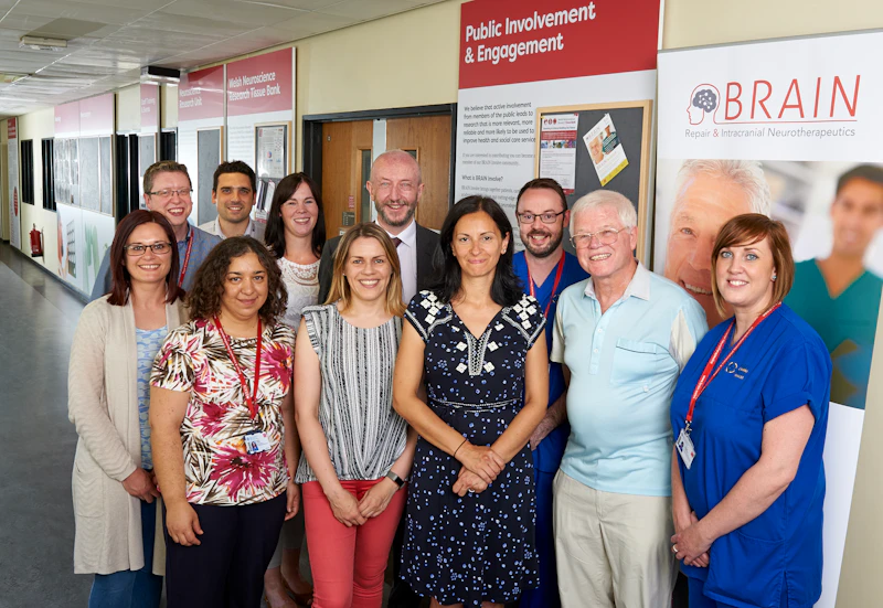 Professor Gray and BRAIN Involve member Peter Roberts