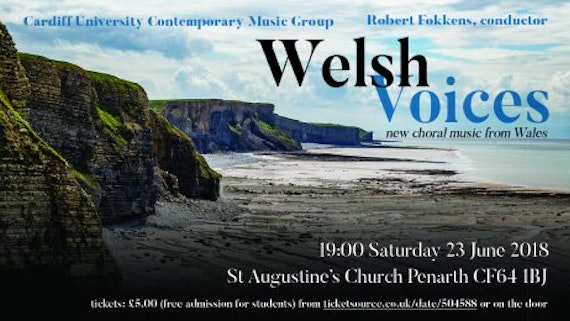 Welsh Voices concert poster