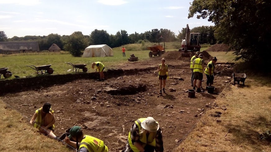 Excavation at Cosmeston