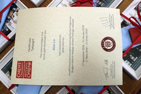 Guizhou University certificates