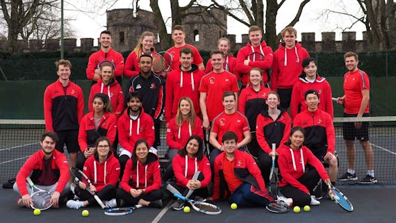 Cardiff University current tennis club