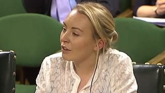 Siân Powell speaking to the Welsh Affairs Committee