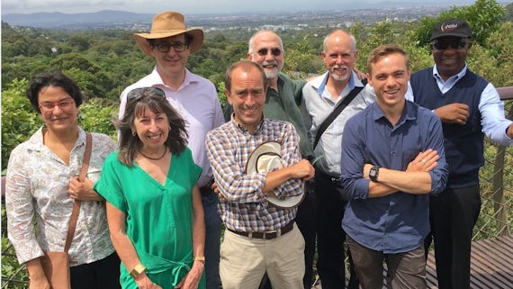 The reference group engaging in a walk-and-talk session in Kirstenbosch National Botanical Gardens, in Cape Town.