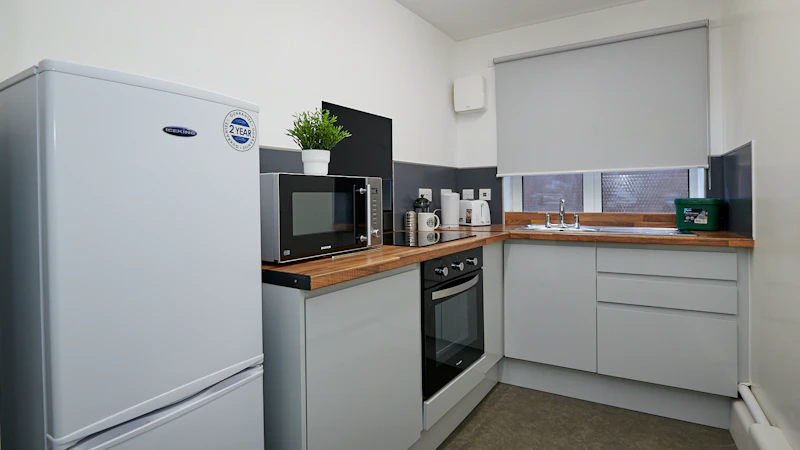 Senghennydd Hall studio kitchen