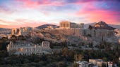 Acropolis, Athens at sunset.