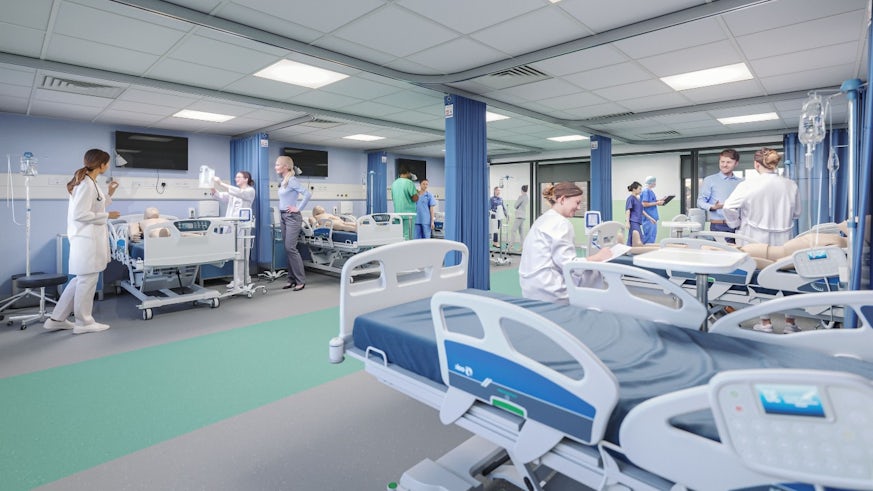 Heath Park West simulated hospital ward