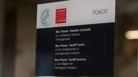 Sign for Cardiff University’s Max Planck Centre