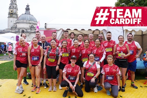 #TeamCardiff runners at the 2024 Cardiff Half Marathon