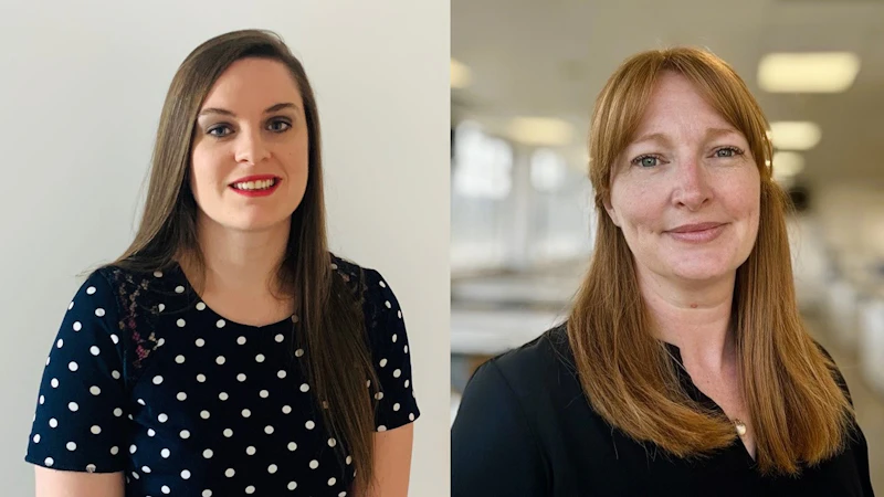 Headshots of Charlotte Brookfield and Hannah Shaw 