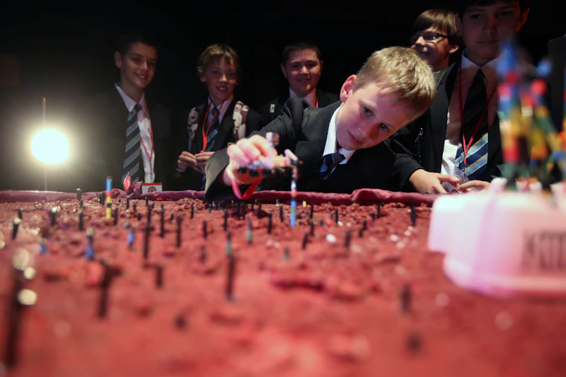 A student searching for DNA signals of recognisable species