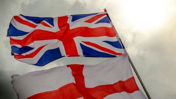 St George and Union Flags