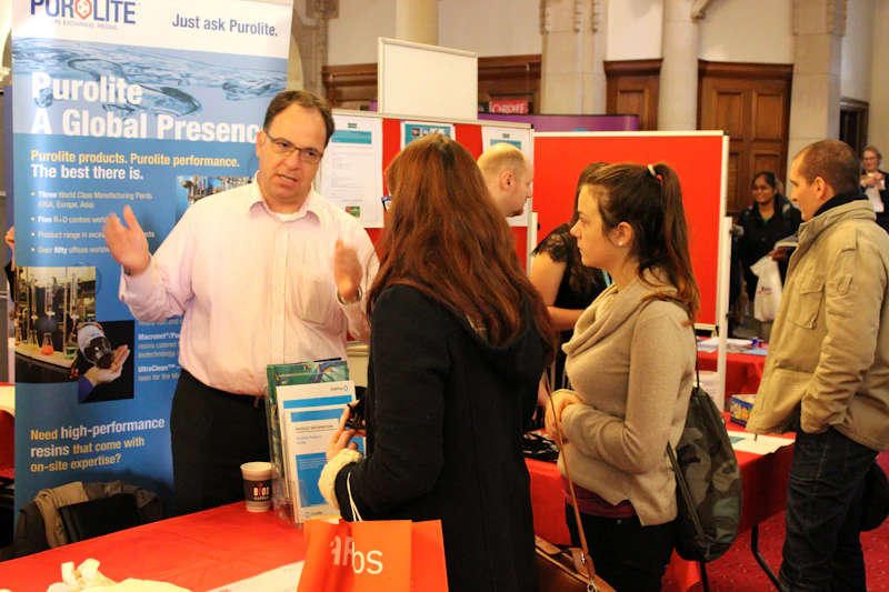 Purolite at Cardiff University Careers Science Fair