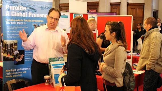 Purolite at Cardiff University Careers Science Fair
