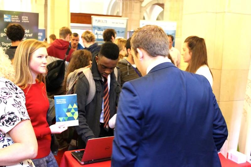 Students at Careers Science Fair