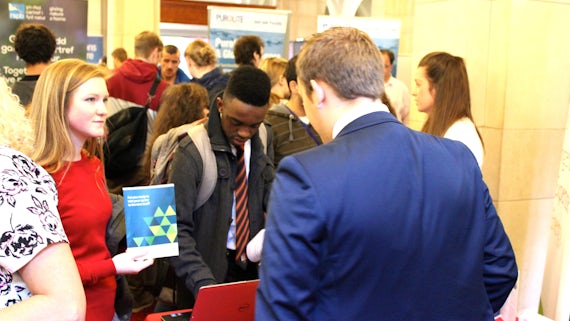 Students at Careers Science Fair