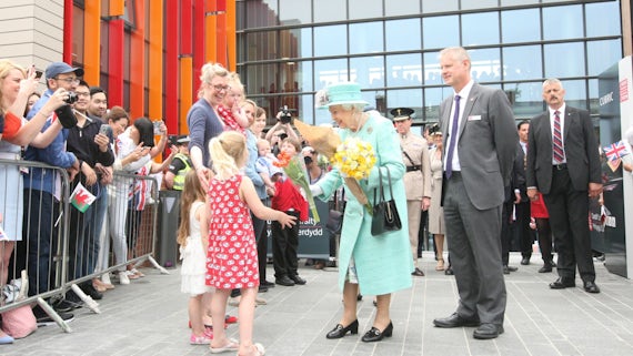HRH The Queen opening CUBRIC
