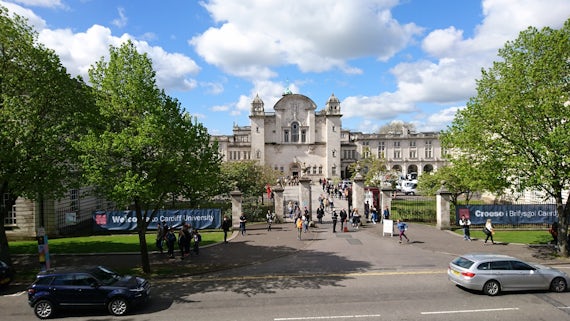 Main Building from the Students Union