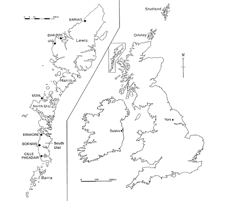 Location of South Uist