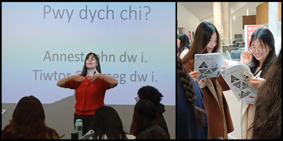 Welsh class with Chinese tutors