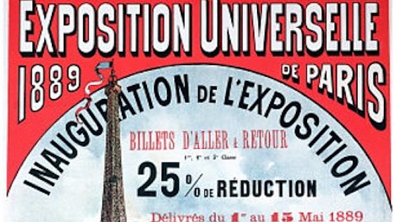 Advertising for the 1889 Paris World Fair