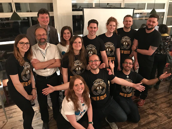 Photo of speakers at Pint of Science
