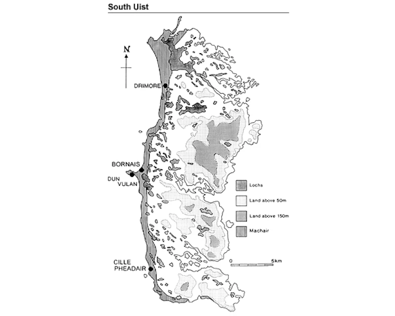 Map of South Uist
