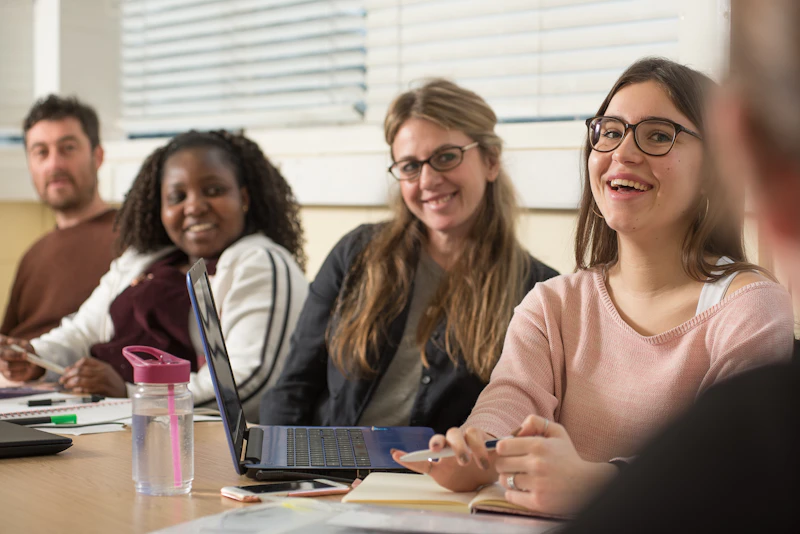 Image of pathway students enjoying a lesson.