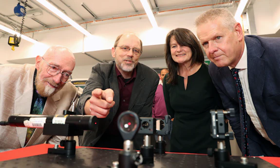 Professor Kip Thorne with University staff