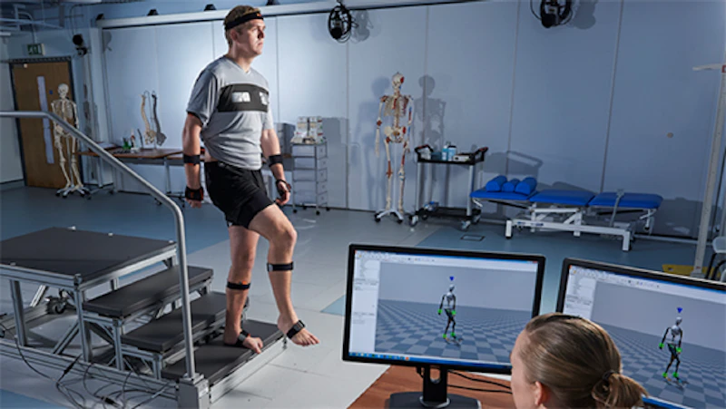 Biomechanics: Biomechanical assessment using the Bertec Instrumented Staircase and XSens inertial measurement sensors.
