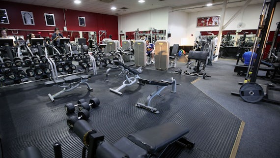 Fitness suite at the Sports training village