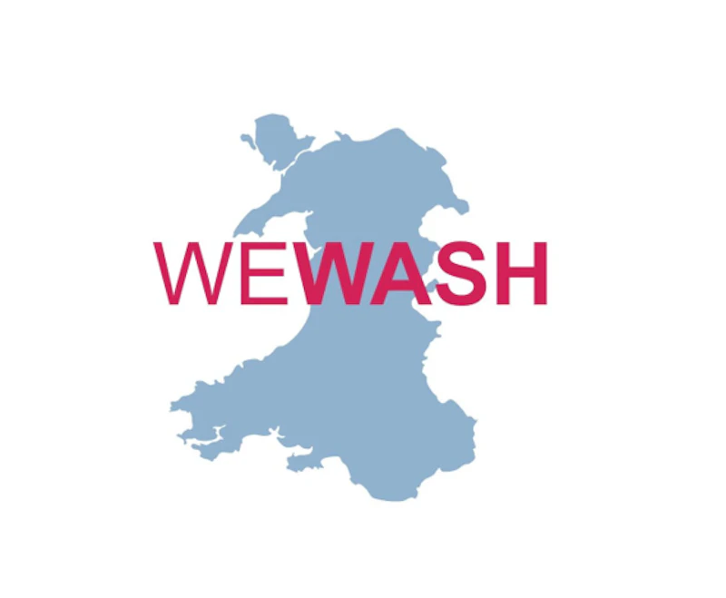 Wastewater samples being collected at Dŵr Cymru Welsh Water treatment works
