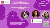 Poster for International Women's Day Concert 8/3/24