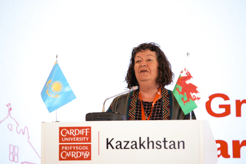 Professor Wendy Larner in Kazakhstan