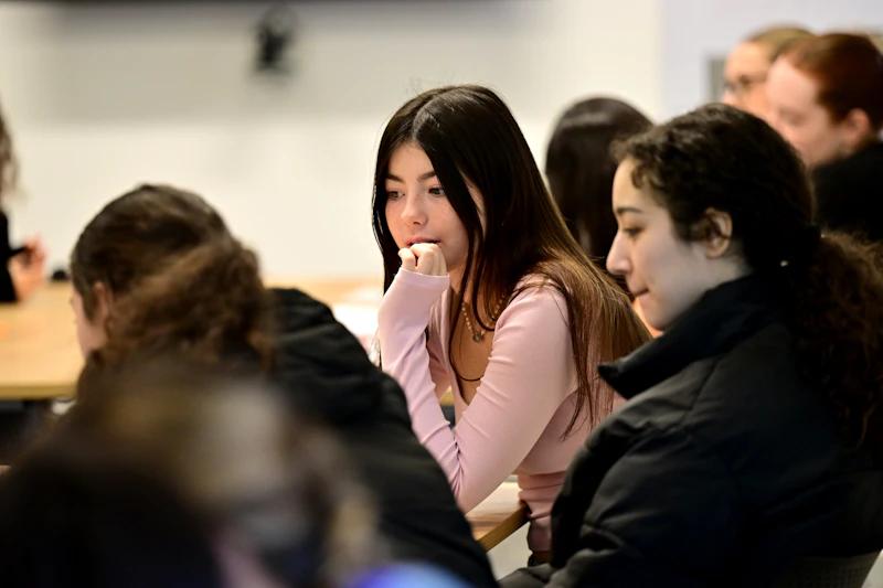 Students listening