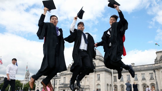 Students graduating