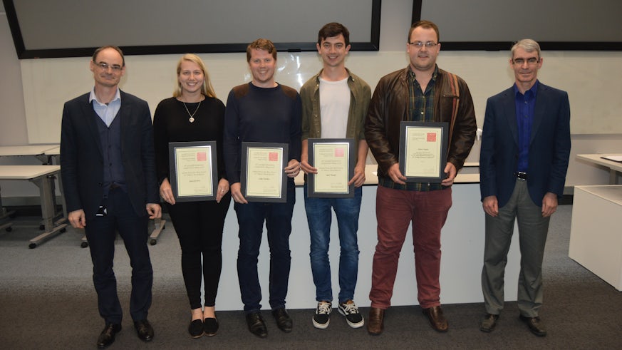 Prize winners at the 16th Cardiff Chemistry Conference