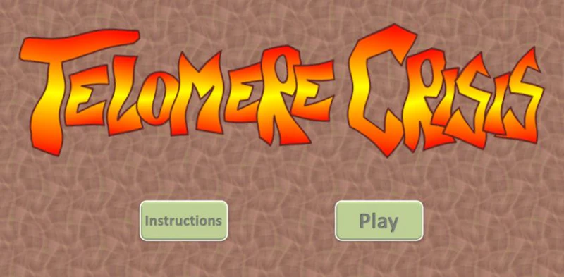 Start page for Telomere Crisis game