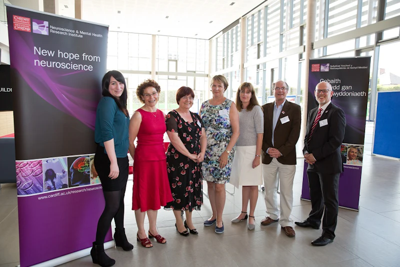 Picture of the speakers at the NMHRI and TWF research day